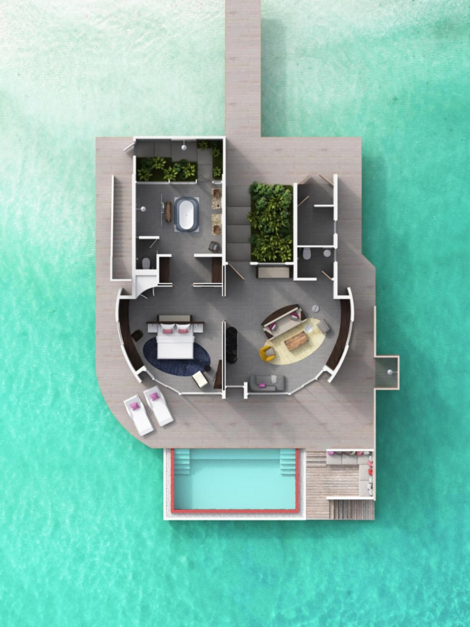 Jumeirah Olhahali Island Maldives Gaafaru Номер фото